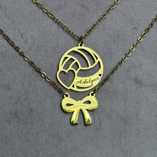 Bow Pendant Necklace