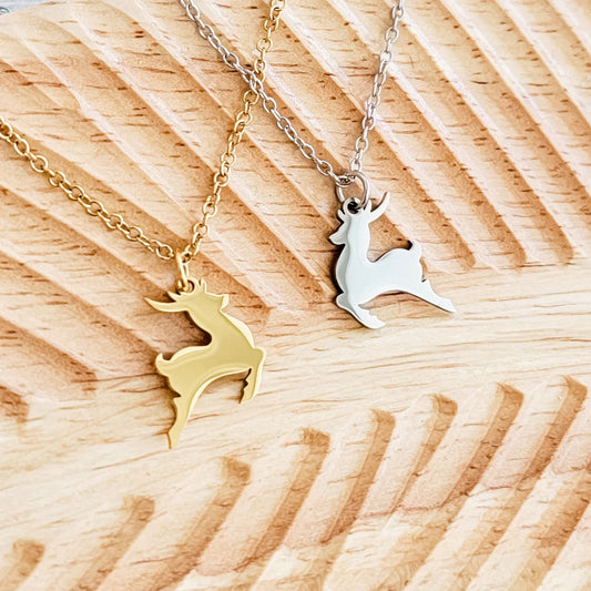 Deer necklace