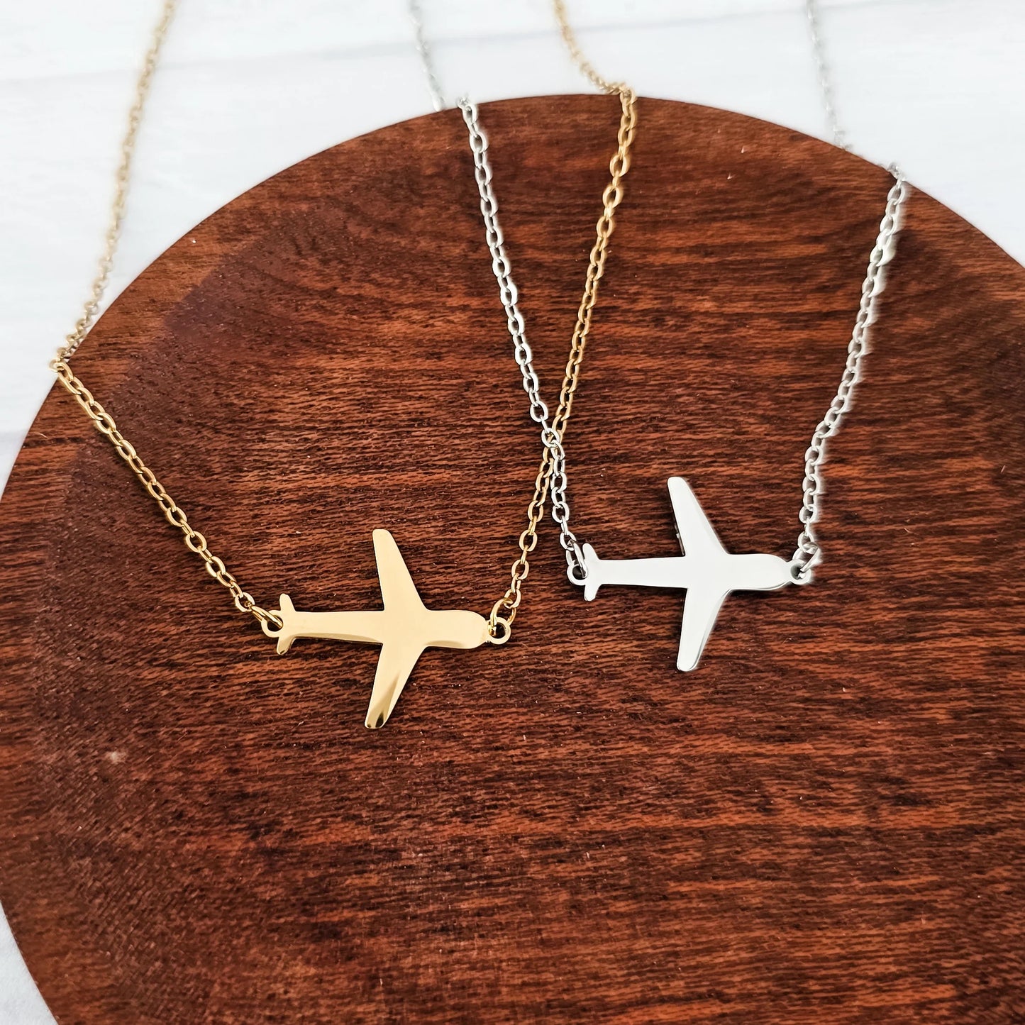 Airplane necklace