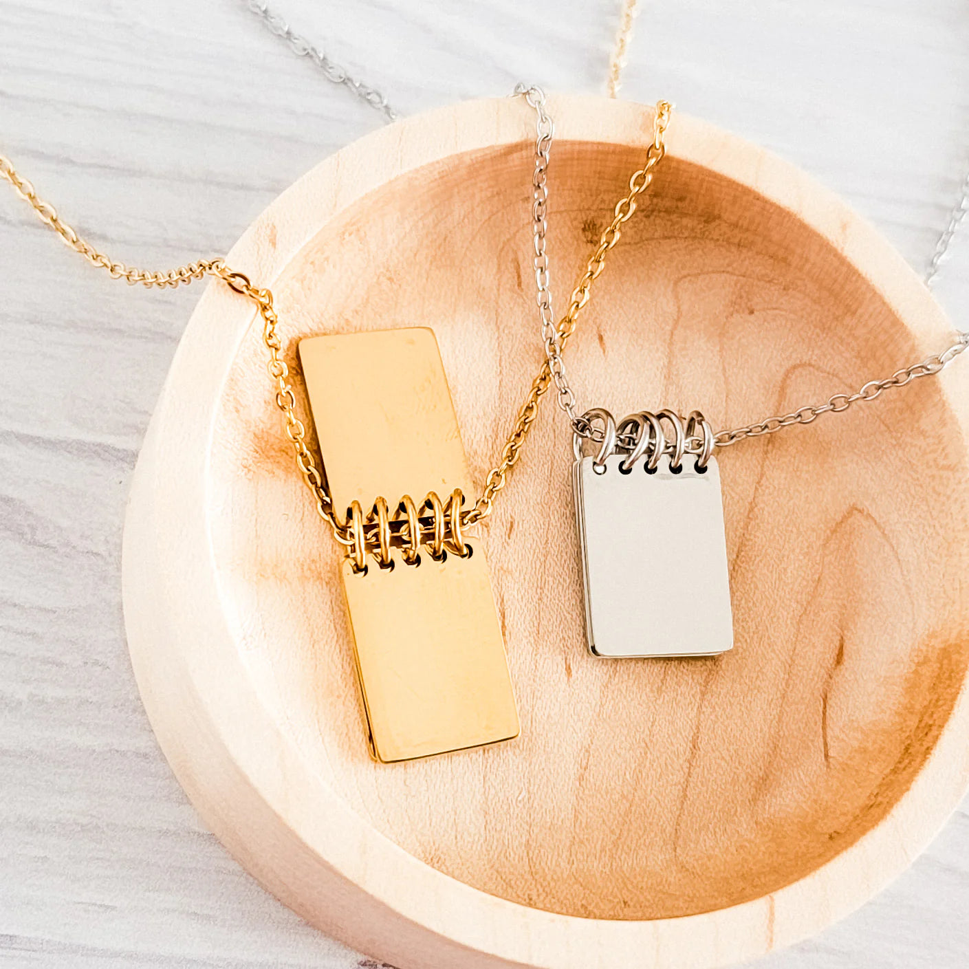 Notebook necklace