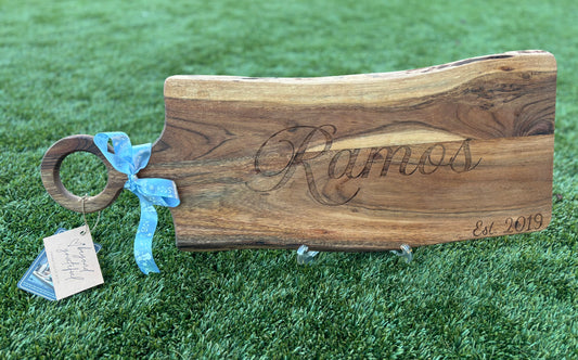 LARGE custom serving board