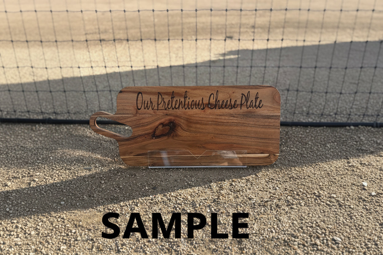 LARGE custom serving board