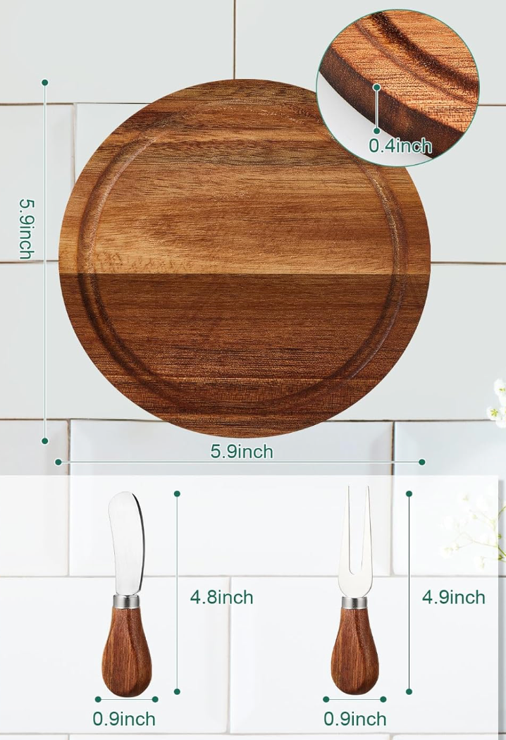 Personal Round Cutting Boards